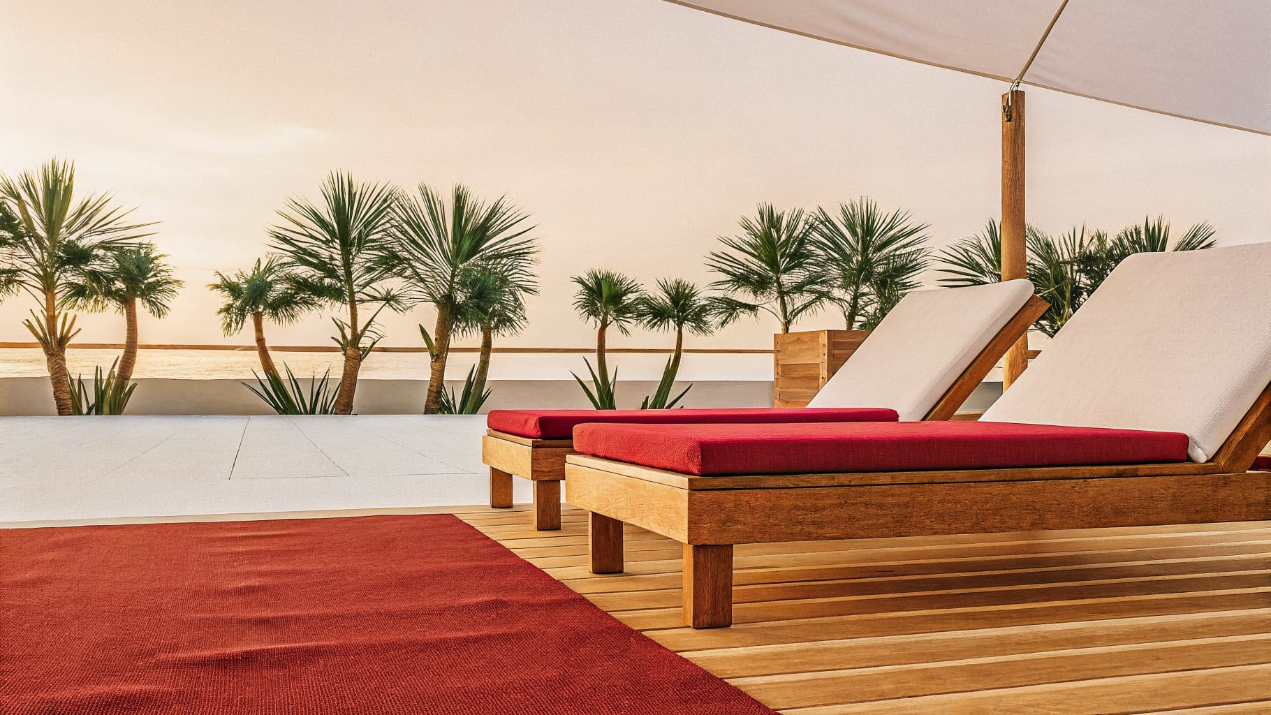 Destination resort pool and suite representing occupancy-driven resort marketing
