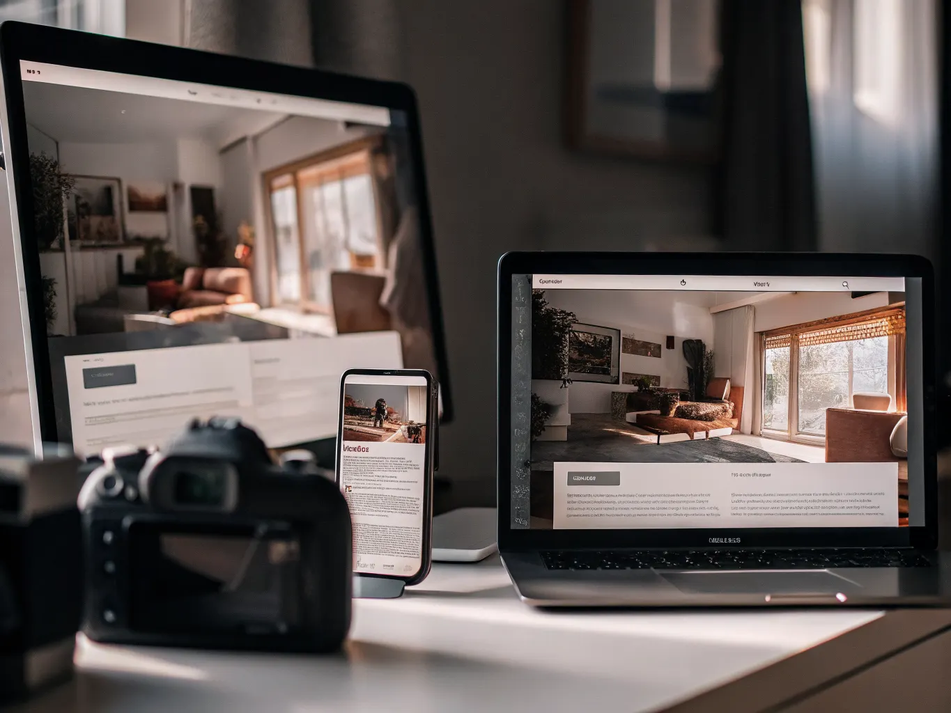 Remarketing digital advertising campaign showing targeted hotel ads across devices